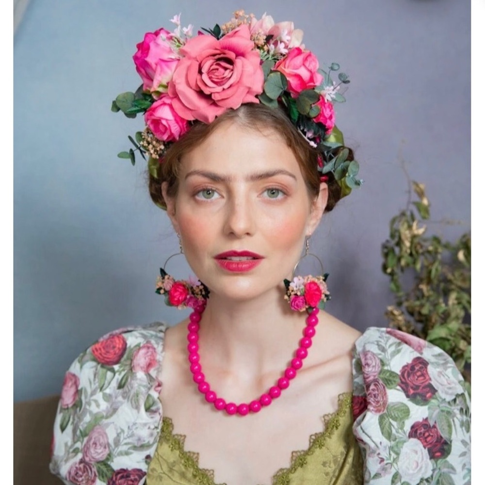Floral Pink Headband